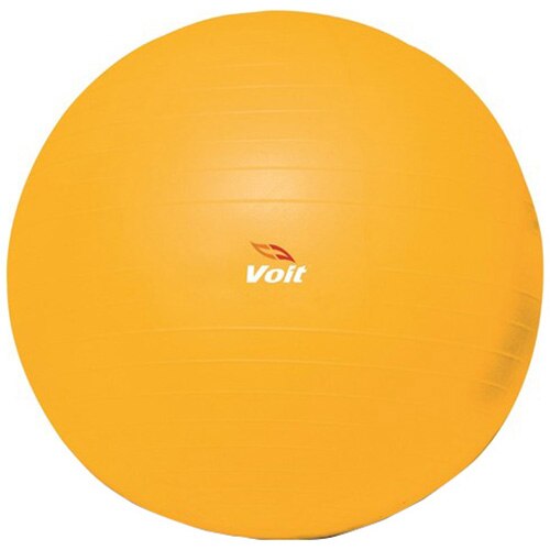 Minge fitness/yoga/pilates VOIT, 75 cm, cu pompa, culoare galben