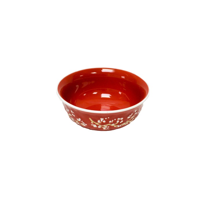 Kerámia tál, karácsonyi modell, 16 cm, Boboshop