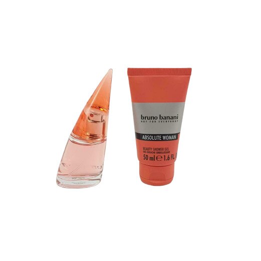 Set Absolute Women, Apa de toaleta 20ml + Gel de dus 50 ml, Bruno Banani