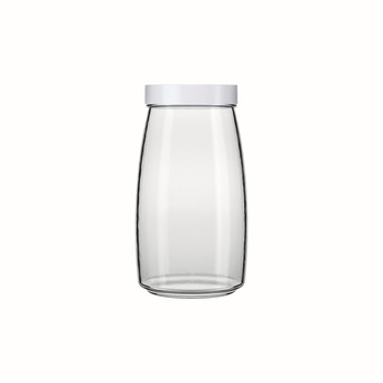 Recipient cu capac, 2 litri, Mandacaru, gri Recipient cu capac, 2 litri, Mandacaru, gri