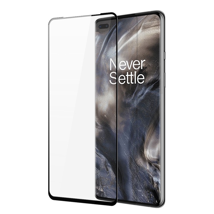 Folie de protectie Tempered Glass compatibila cu OnePlus Nord 5G, Negru