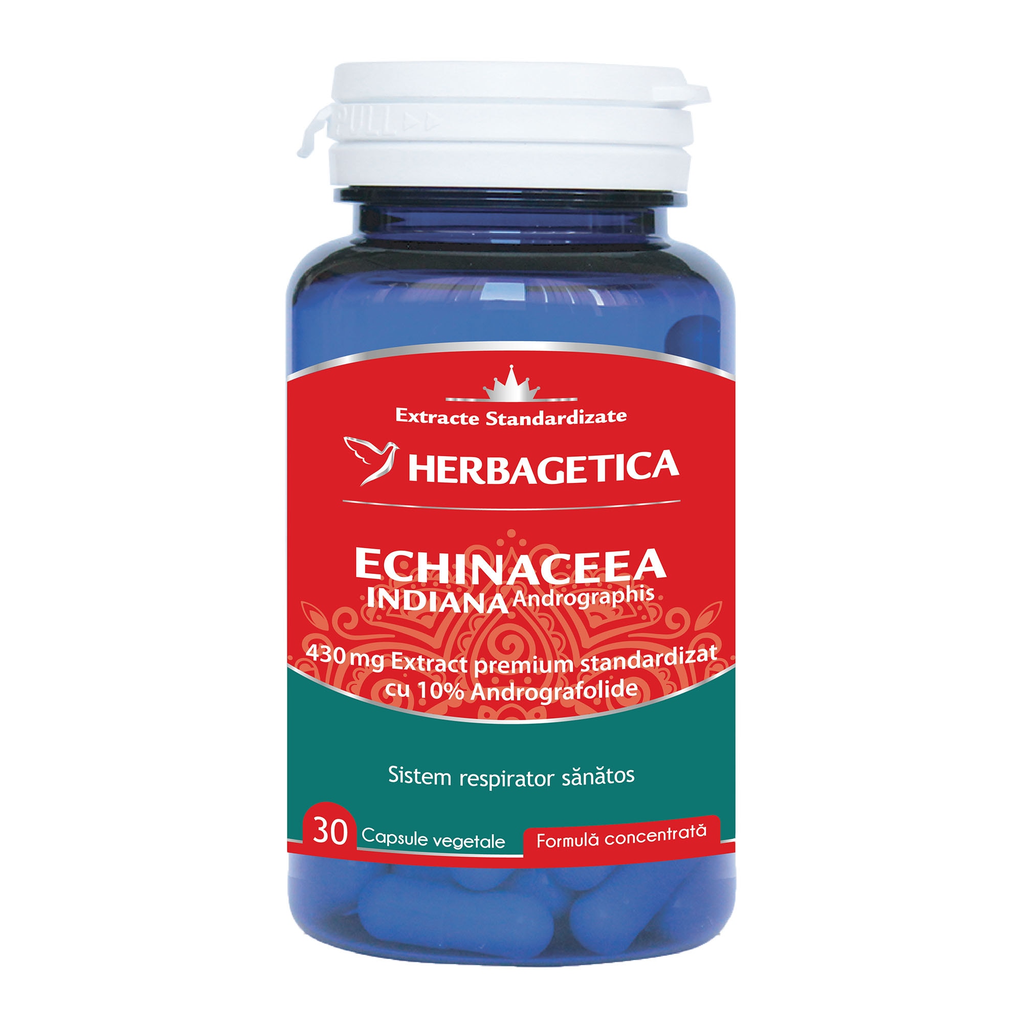 Supliment alimentar Echinaceea Indiana, 30 capsule