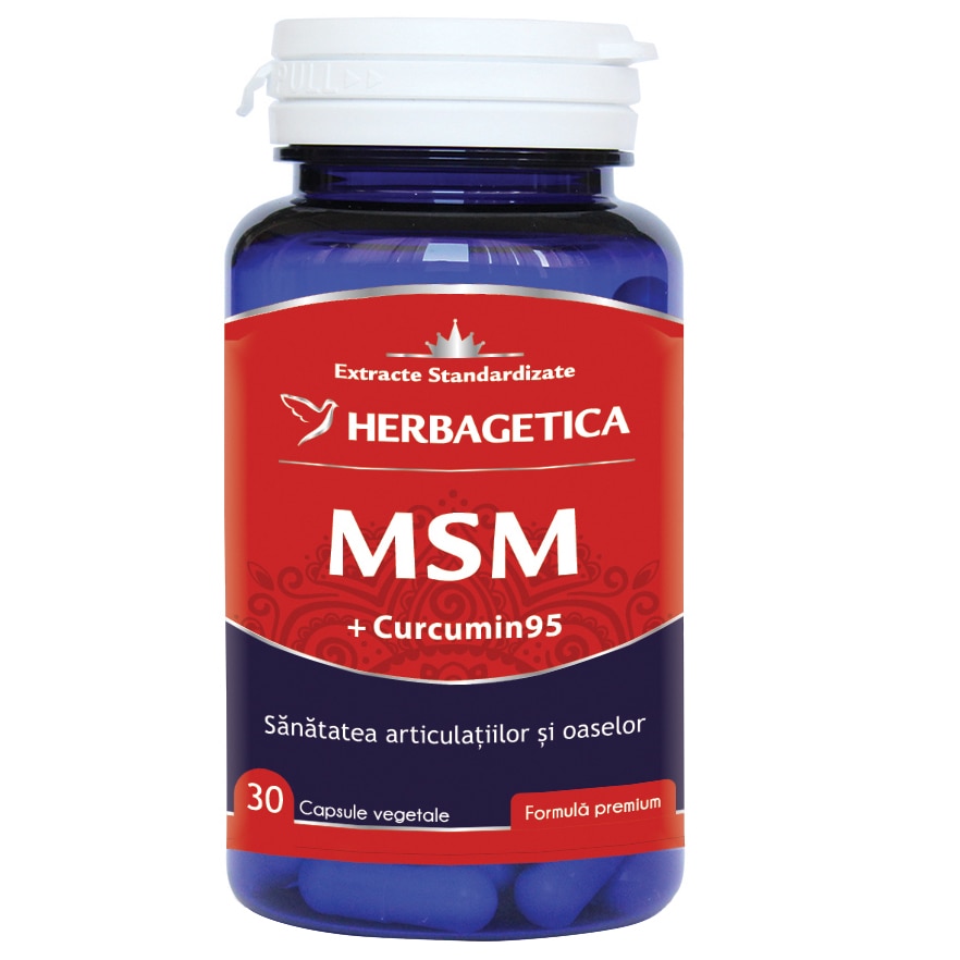 Supliment alimentar MSM, 30 capsule