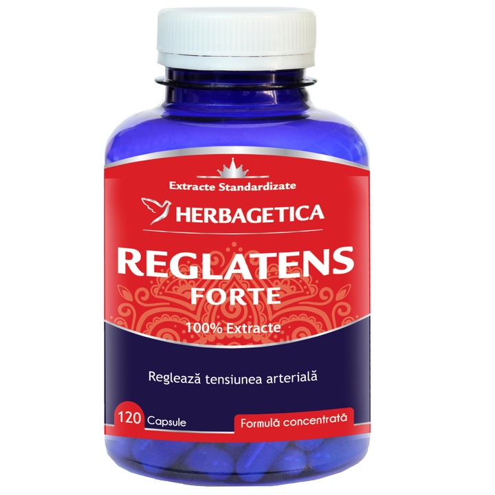 Supliment alimentar Reglatens Forte, 120 capsule