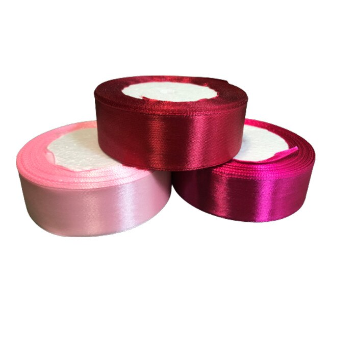 Set role satin, lungime 25 m, latime 2,5 cm