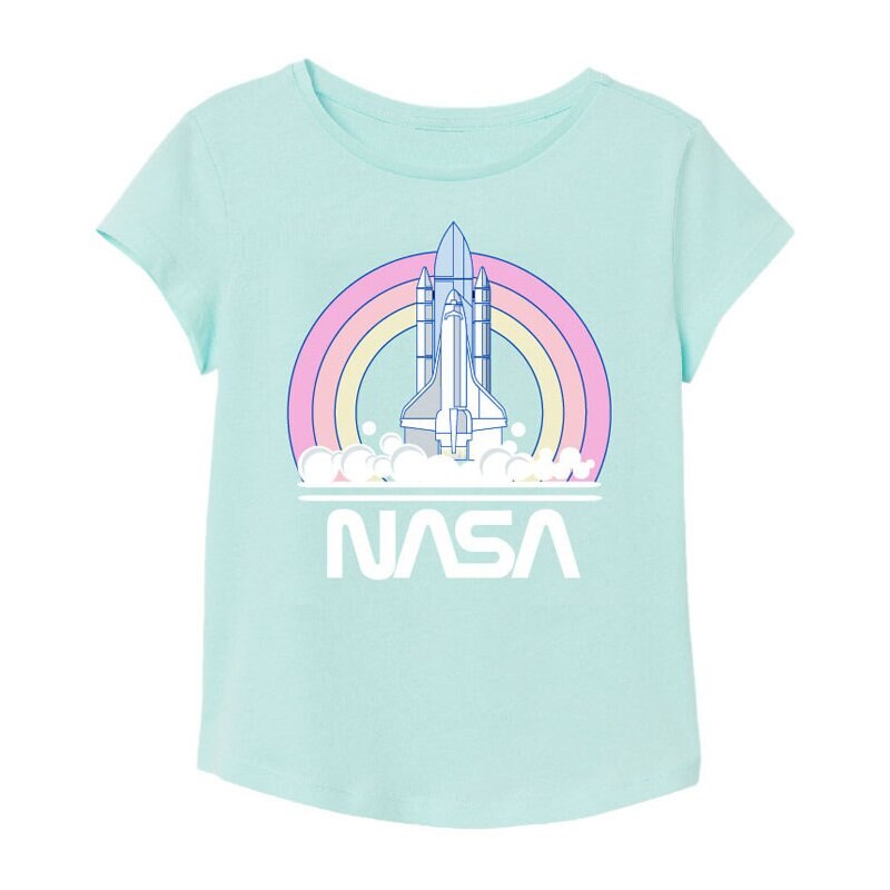 Tricou Nasa turcoaz