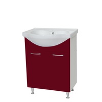 set baza mobilier baie nadia 62 x 84 x 46 cm cu lavoar ceramic bordo  alb imagen 2_0_
0