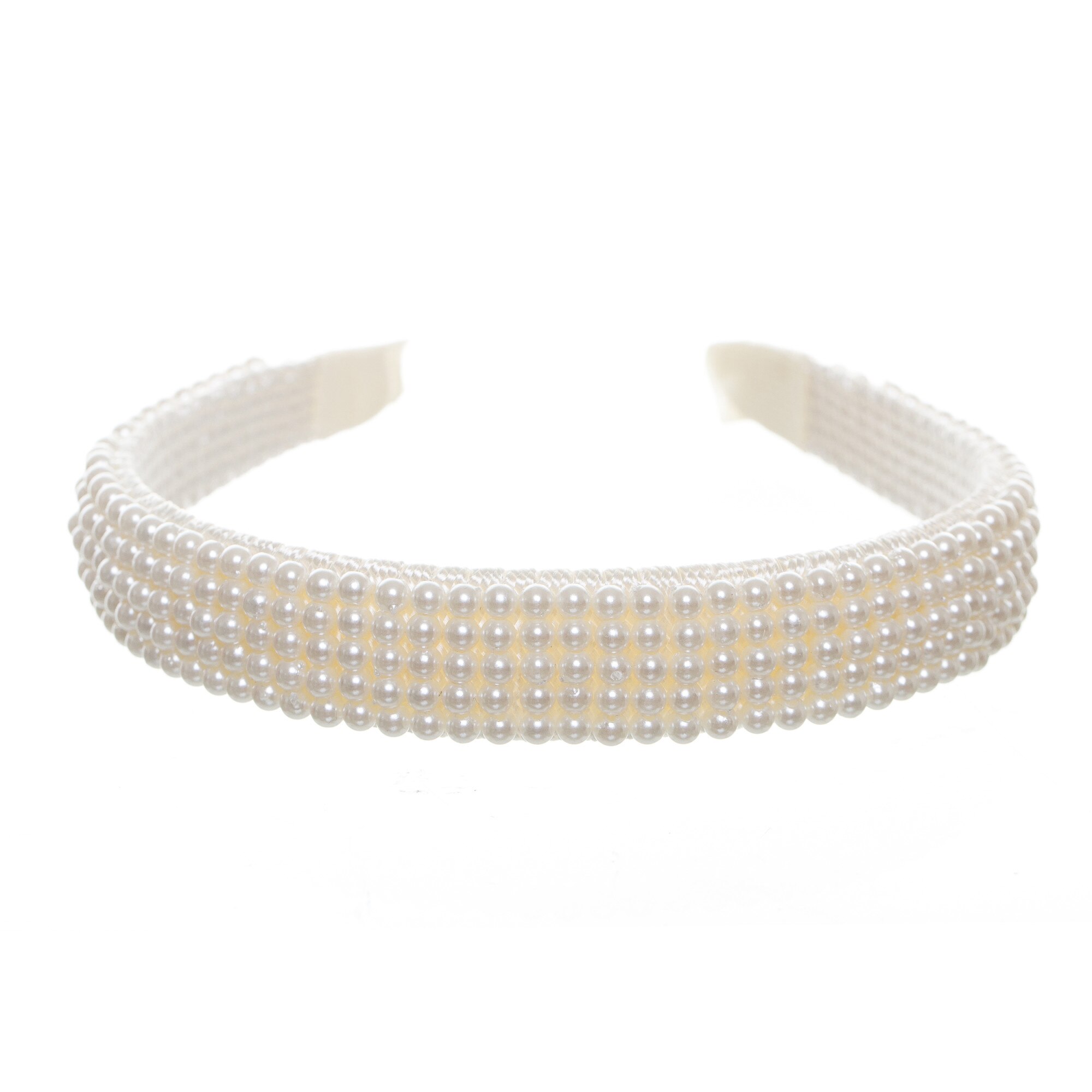 Bentita cu perle albe