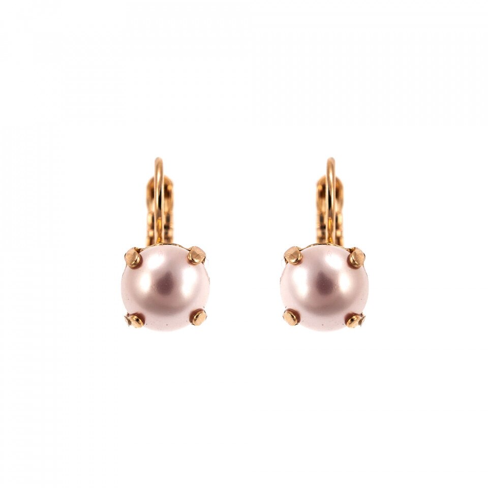 Cercei placati cu Aur roz de 24K, Cristale Swarovski, Antigua by Roxannes - Mariana Jewellery, Roz 1440-12132RG6