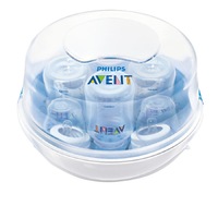 Sterilizator Philips-AVENT pentru cuptorul cu microunde, culoare alb albastru