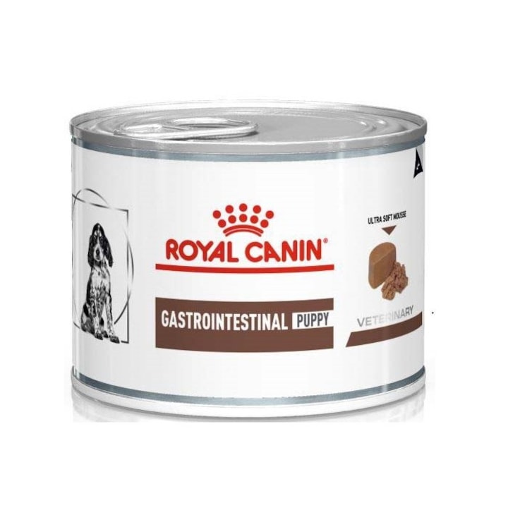 Hrana Dietetica pentru Caini Royal Canin Gastrointestinal Puppy, 195 g