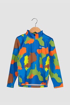 Icepeak, Bluza cu imprimeu pentru ski Lonoke Jr, Albastru royal/Oranj mandarina, 140 CM Icepeak, Bluza cu imprimeu pentru ski Lonoke Jr, Albastru royal/Oranj mandarina, 140 CM