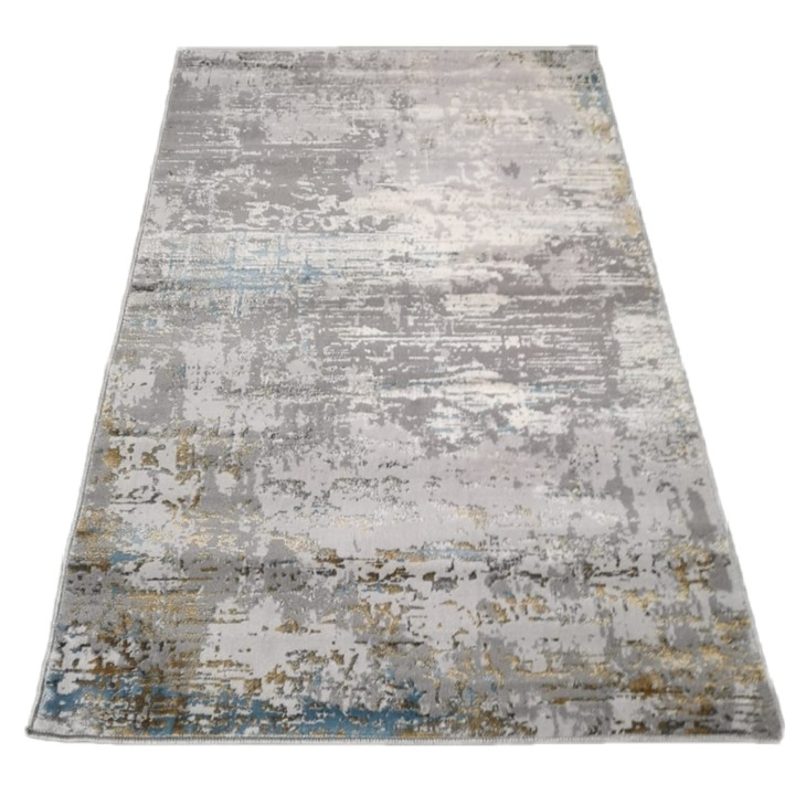 Covor Florance 80 x 150 Abstract Gri/Albastru US021