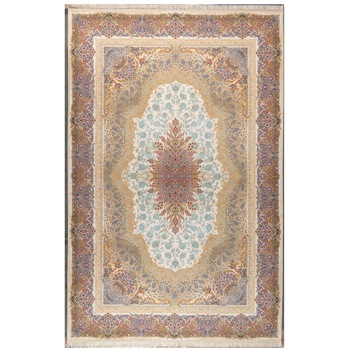 Covor Persan 701114A2 Matase Artificiala 80x120 Culoare Bej Covor Persan 701114A2 Matase Artificiala 80x120 Culoare Bej