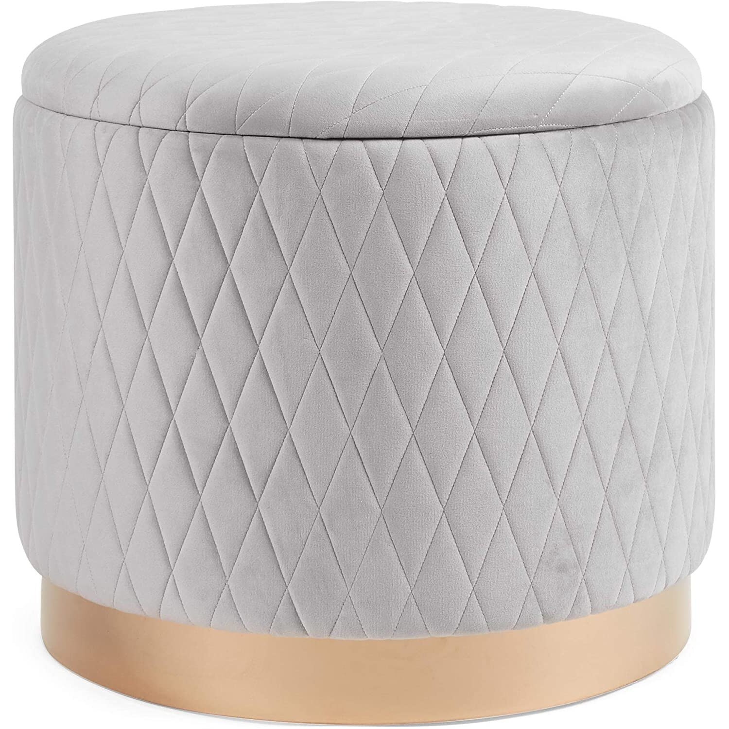 Taburet Beautify 4000089, material catfiea, culoare gri