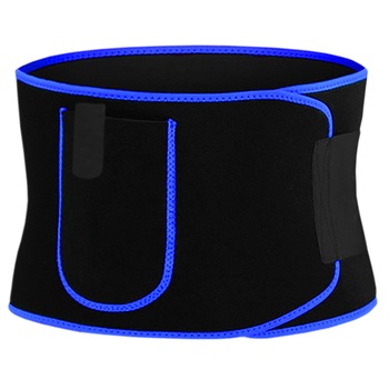 Centura abdominala fitness Jetitude™ cu efect de sauna din neopren pentru slabit cu buzunar pentru telefon. Marime S, Negru cu Albastru Centura abdominala fitness Jetitude™ cu efect de sauna din neopren pentru slabit cu buzunar pentru telefon. Marime S, Negru cu Albastru