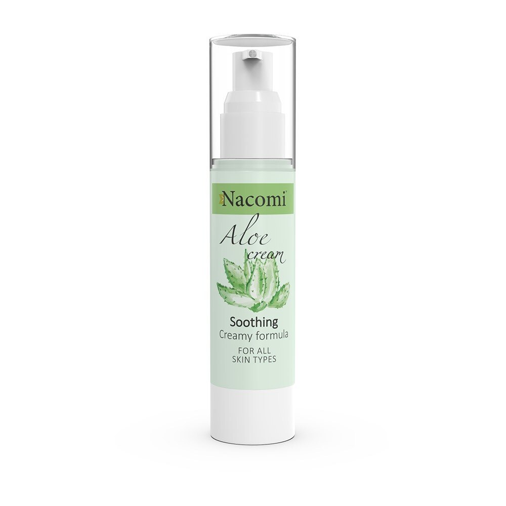 Gel-crema de fata cu Aloe, Nacomi, 50 ml