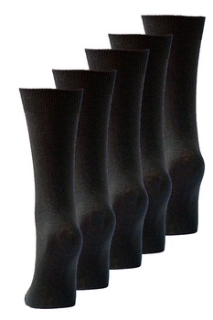 Set 5 perechi sosete barbati SRN, Negru, 40-45 Set 5 perechi sosete barbati SRN, Negru, 40-45