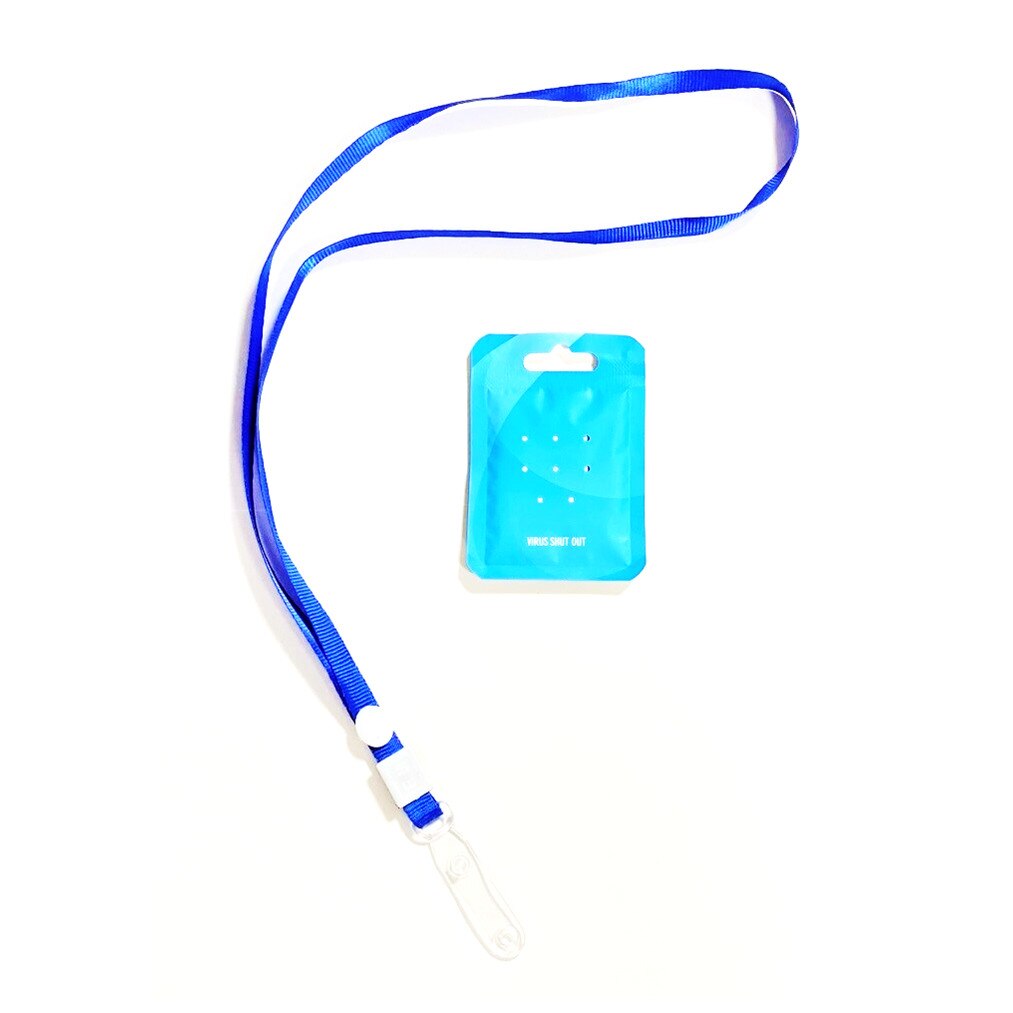 Card sterilizare/antivirus cu snur textil