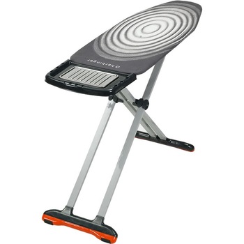 Masa de calcat Premium Harbinger® Belinda , Pentru fier si statie de calcat, Suprafata de calcare 46X127 cm, Inaltime ajustabila 80-105 cm, Monobloc, Bumbac 100%, Prelungitor incorporat, Multicolor Masa de calcat Premium Harbinger® Belinda , Pentru fier si statie de calcat, Suprafata de calcare 46X127 cm, Inaltime ajustabila 80-105 cm, Monobloc, Bumbac 100%, Prelungitor incorporat, Multicolor