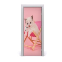 stickere decorative tulup autocolante pentru usi model cat pe un sezlong 75 x 205 cm imagen 3_0_
0