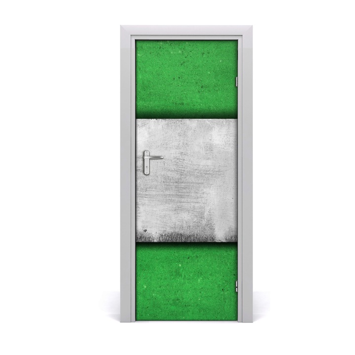 Stickere decorative. Tulup. Autocolante pentru usi. model perete de perete verde. 75 x 205 cm