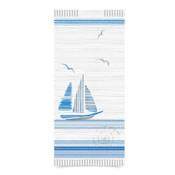 Servetele pentru tacamuri RAKI set 125 buc 11x25cm decor luntre Servetele pentru tacamuri RAKI set 125 buc 11x25cm decor luntre