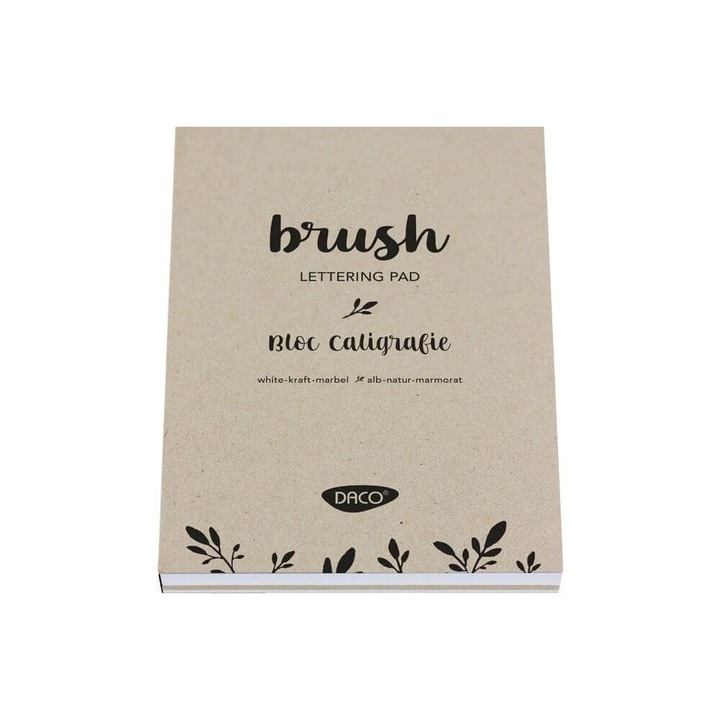 Bloc Hartie A5 pentru Caligrafie DACO, 50 File, 275 g/mp
