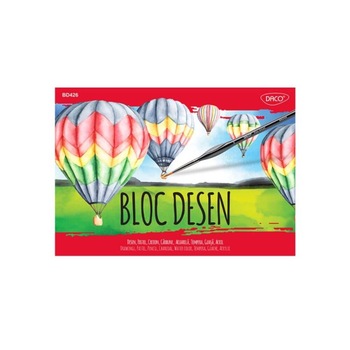 Bloc A3 pentru Desen DACO, 15 File, 250 g/m², Hartie Alba Bloc A3 pentru Desen DACO, 15 File, 250 g/m², Hartie Alba