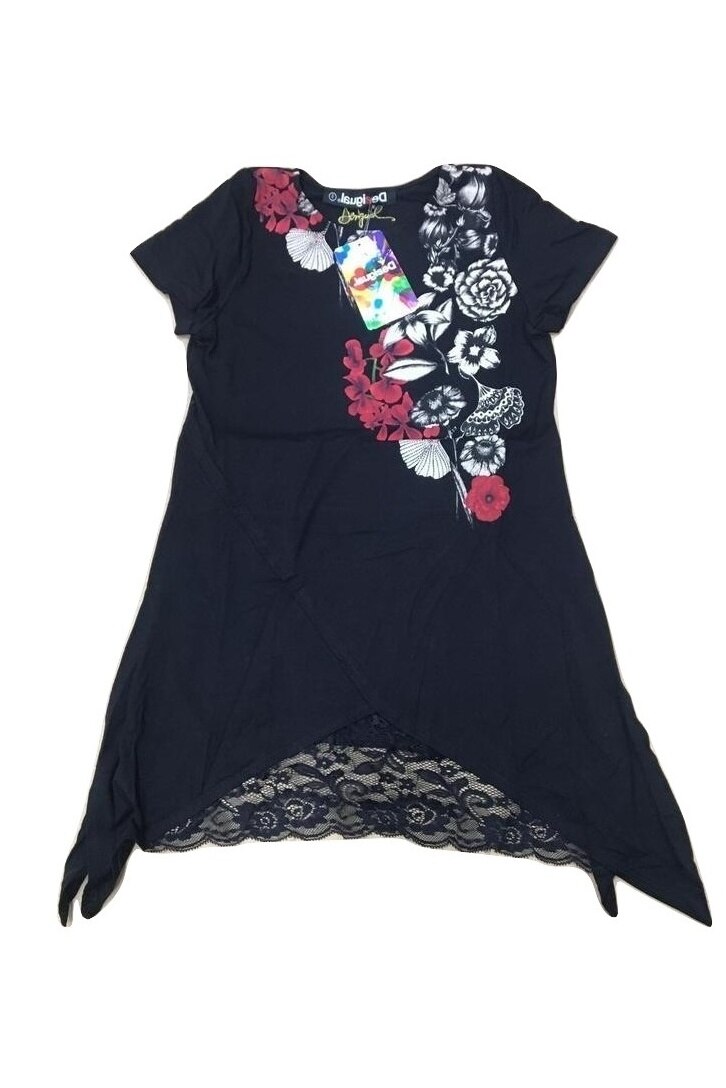 Bluza, Desigual 17WWTKBY, Negru/Rosu
