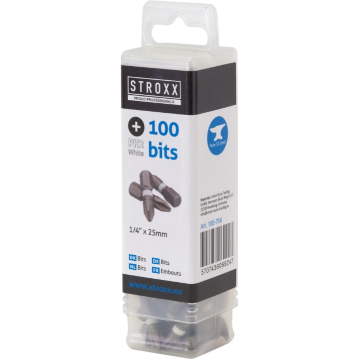 Set biti STROXX S2 PH2 100 buc/set