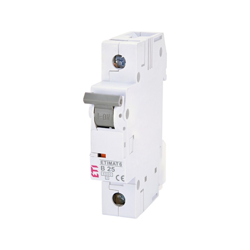 Siguranta automata 1P 25A Curba B 6kA ETI 002111518