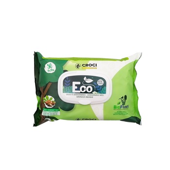 Servetele umede pentru caini si pisici, Croci, biodegradabile, cu migdale si unt de shea, 30 bucati, c6052935 Servetele umede pentru caini si pisici, Croci, biodegradabile, cu migdale si unt de shea, 30 bucati, c6052935