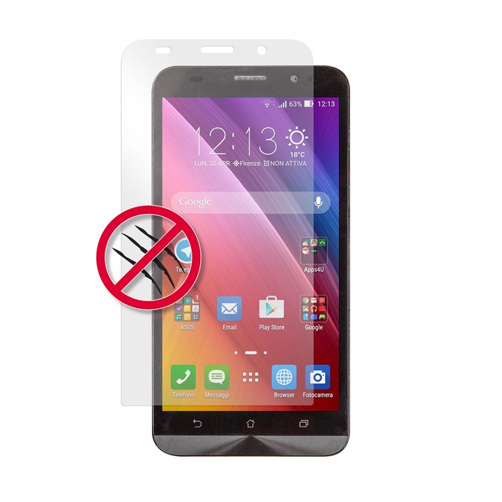 Защитно фолио PURO за Asus Zenfone 2 Прозрачно 2 бр