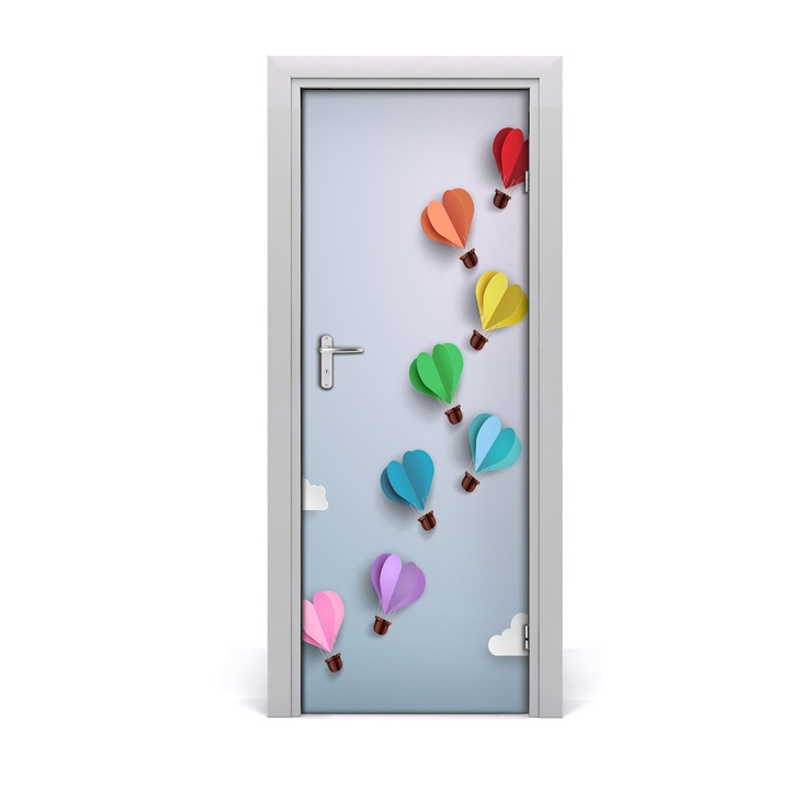 Dekorációs profil, Tulup, profil ajtókhoz, lufi szív modell, 75 x 205 cm