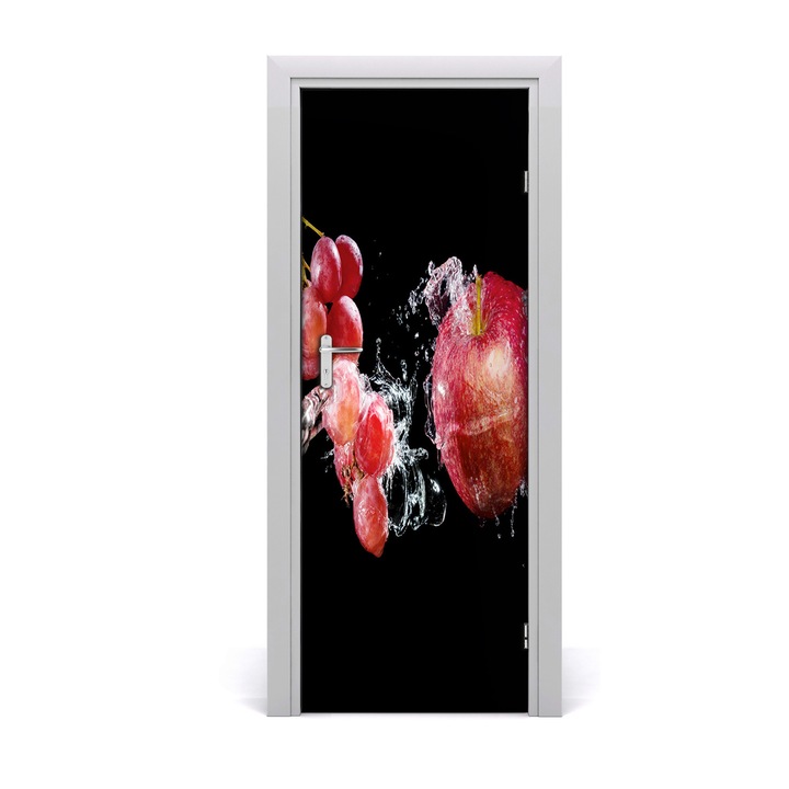 Stickere decorative. Tulup. Autocolante pentru usi. model fruct. 30. 75 x 205 cm