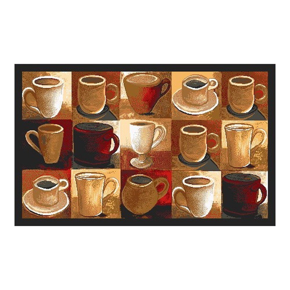 Covoras bucatarie, dreptunghiular, multicolor 50 x 80 cm