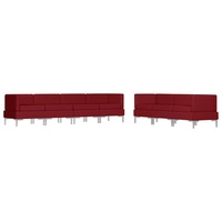 set de canapea tapitata cu 7 piese vidaxl tesatura 260 x 65 x 65 cm rosu imagen 24_0_
0