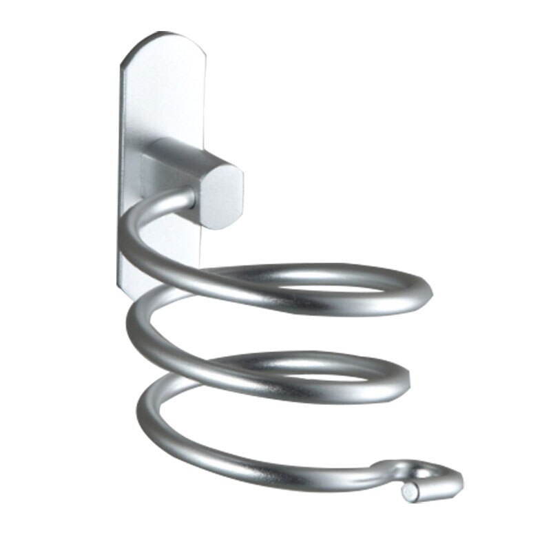 Suport pentru uscator de par,argintiu