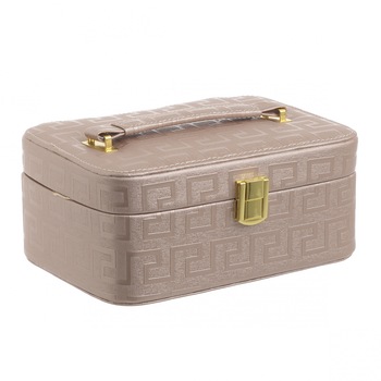 Cutie bijuterii culoarea bej 20x15x9 cm Cutie bijuterii culoarea bej 20x15x9 cm