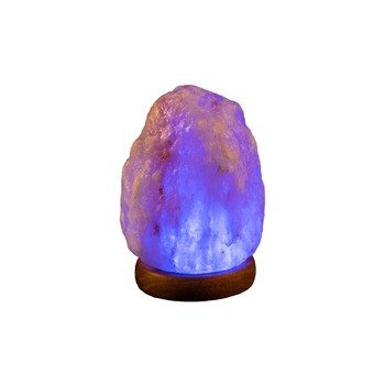 Veioza din Cristale de Sare Multicolor Forma Naturala USB Veioza din Cristale de Sare Multicolor Forma Naturala USB