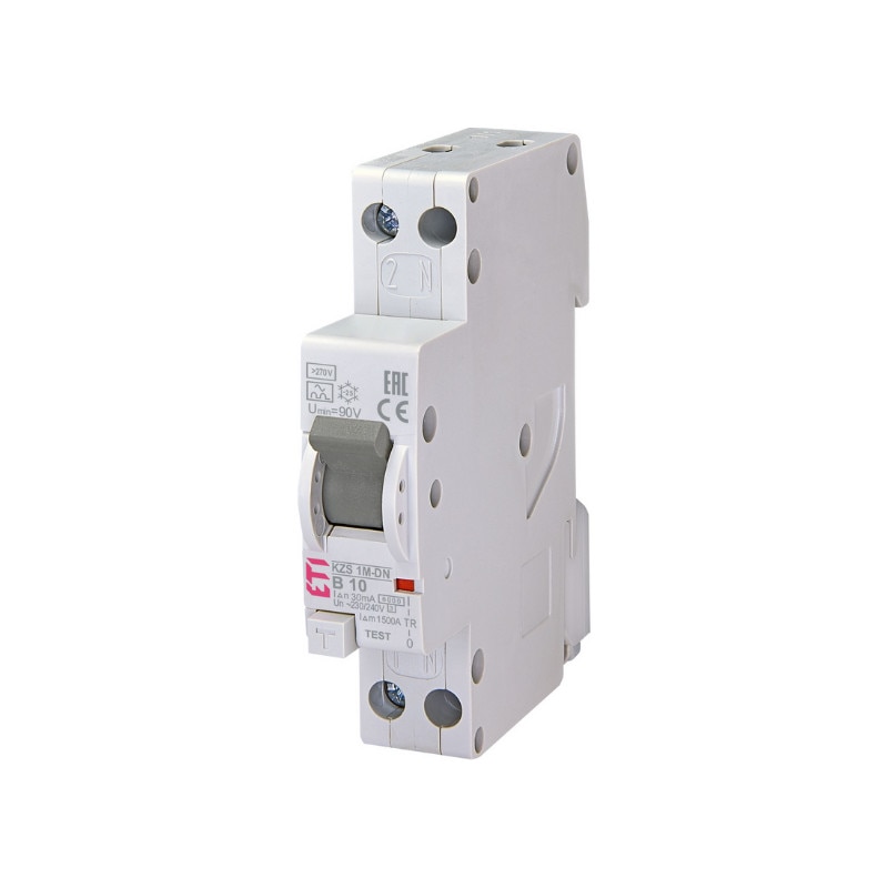 Siguranta automata diferentiala 10A/30mA B tip A 6kA KZS-1M-DN ETI 002175142