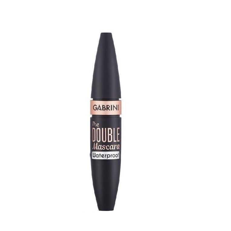 Mascara Gabrini The Double Mascara Waterproof Negru 10g