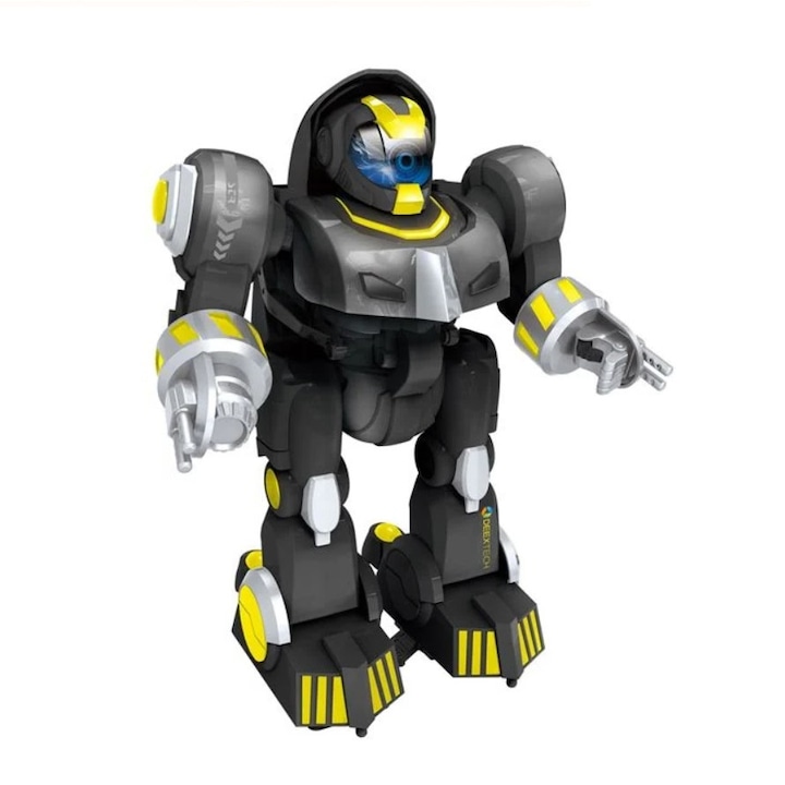 Трансформиращ се робот Revolution Transformers с дистанционно управление, функция за движение и звук, многоцветен