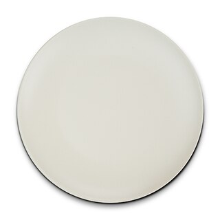 NAVA Piatto Piano SOHO In Gres – Colore Nero – 26,5 Cm – Lavabile In Lavastoviglie E Microonde