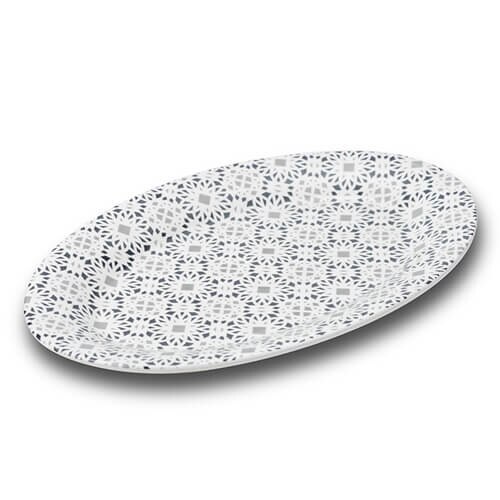 Platou oval, 25 cm, Maiolica NAVA, NV-099-107