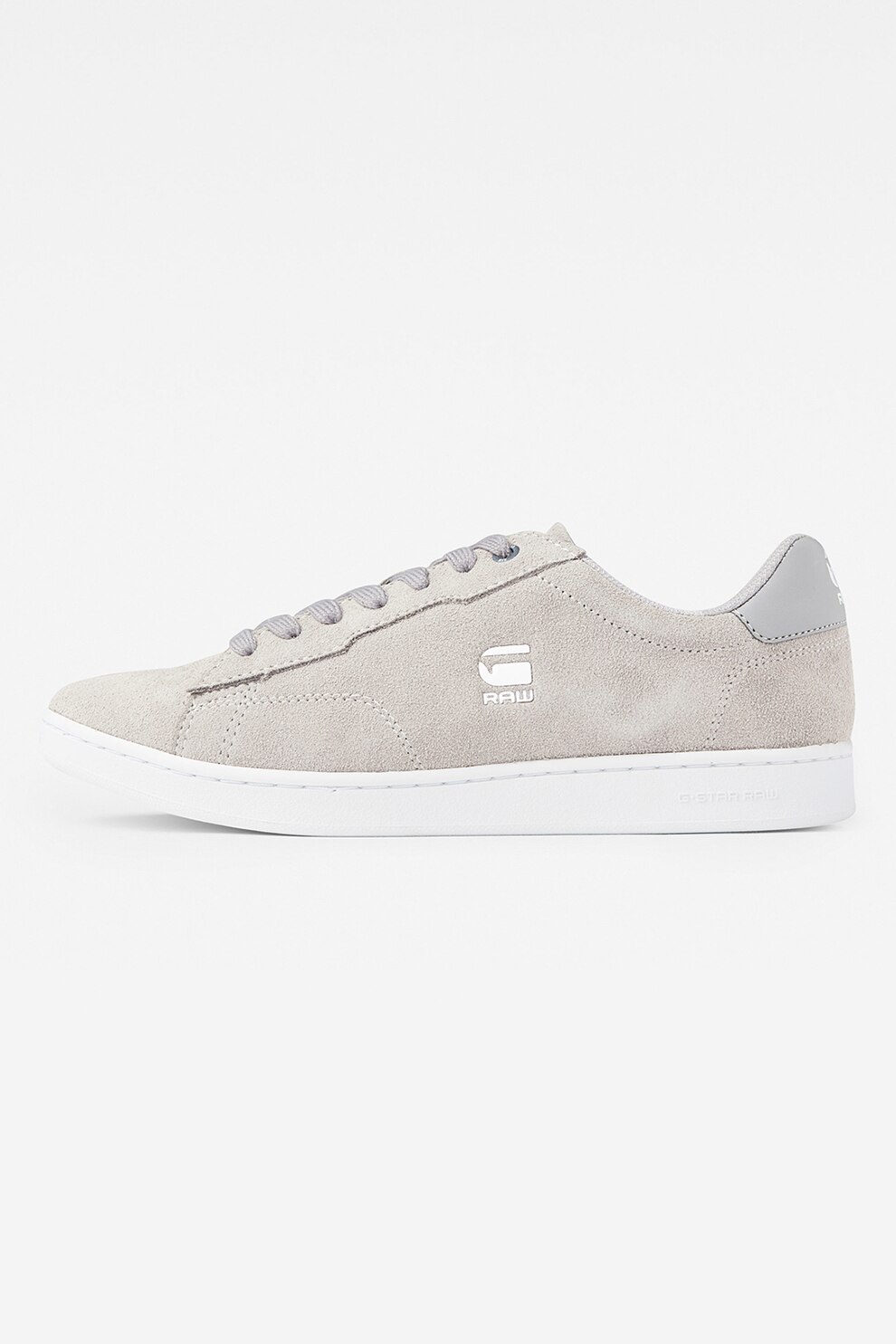 G-Star RAW, Pantofi sport din piele intoarsa Cadet II, Grej, 40