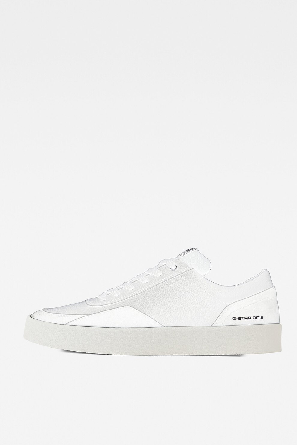 G-Star RAW, Pantofi sport cu detalii de piele, Alb, 44