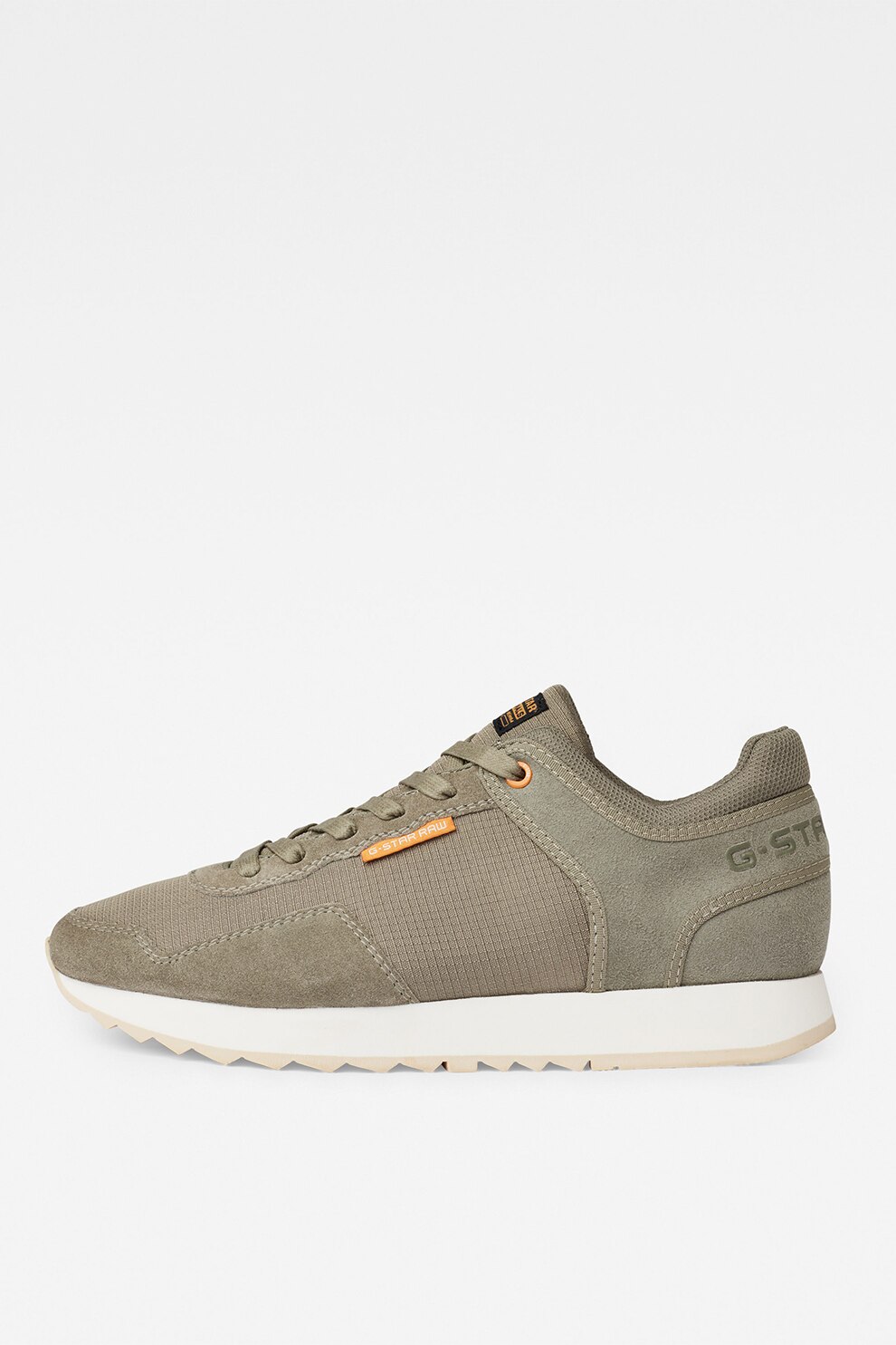 G-Star RAW, Pantofi sport cu garnituri de piele, Gri, 44