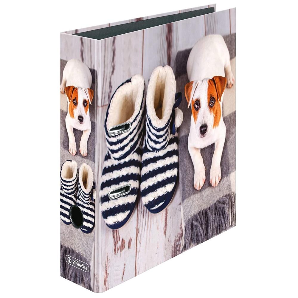 Biblioraft Herlitz MaxFile plastifiat, 8 cm Doggie